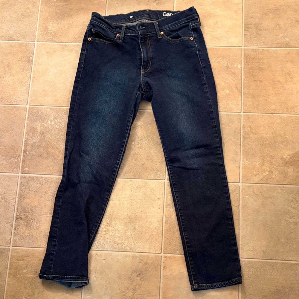 GAP Women's Midnight Blue Skinny Jeans